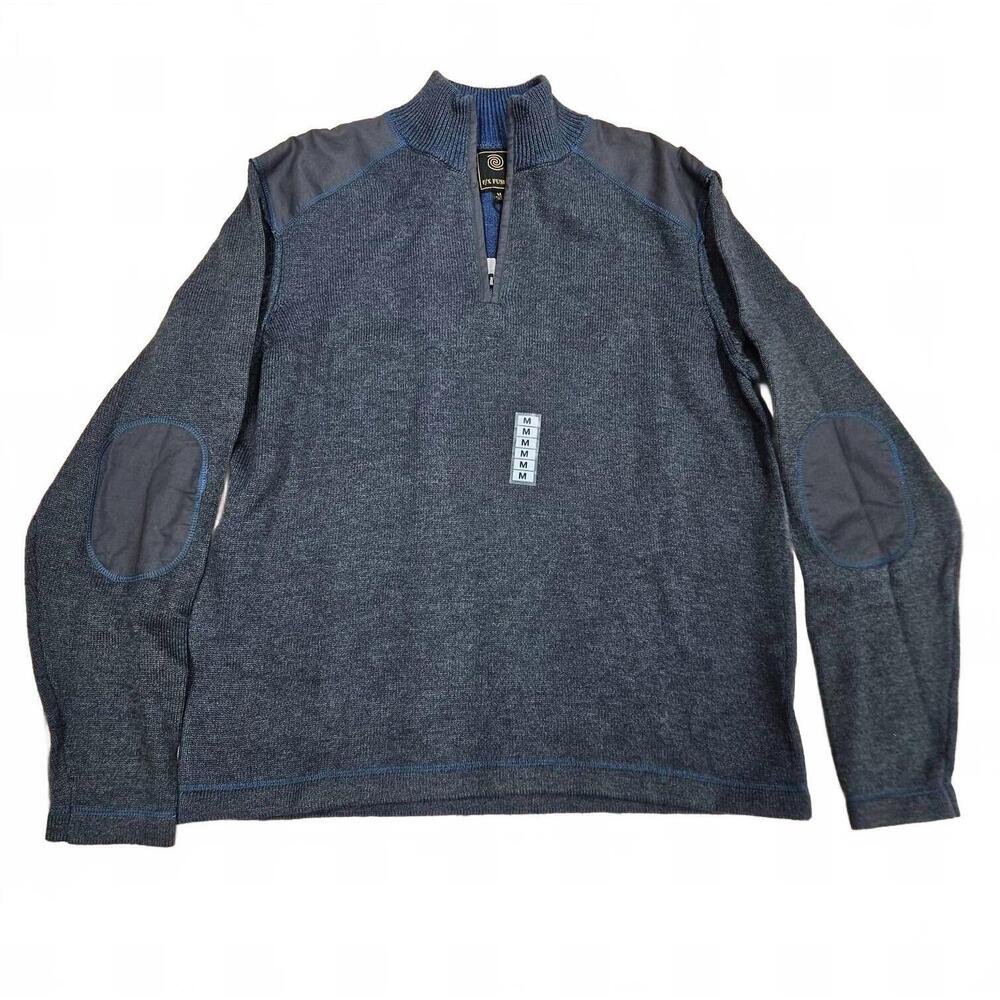 NEW F/X FUSION men's losing sweater in cobalt